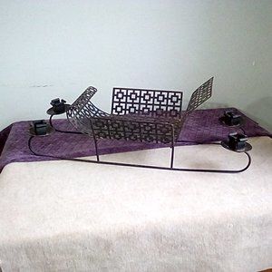 MCM Sleigh Candle Stick Holder